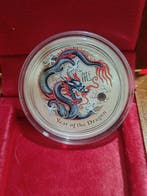 Australië. 1 Dollar 2012 Year of the Dragon 1 Oz (.999)