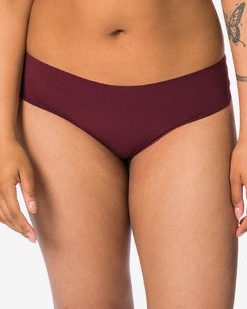 HEMA Damesbrazilian micro met kant donkerrood, Kleding | Dames, Ondergoed en Lingerie, Verzenden