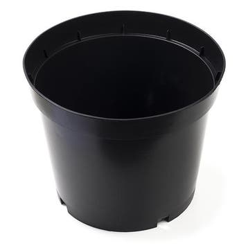 Plantcontainer | Nature (Ø 28.4 cm, 10 liter, Zwart), Tuin en Terras, Bloempotten, Verzenden, Nieuw