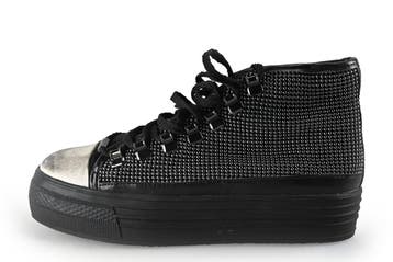 La Strada Hoge sneakers in maat 38 Zwart, Verzenden, Zwart, Gedragen, Sneakers of Gympen