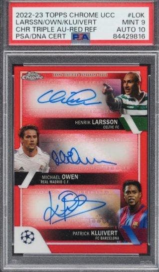 2022 Topps Larsson - Owen - Kluivert #PF-LM - Autograph -, Nieuw