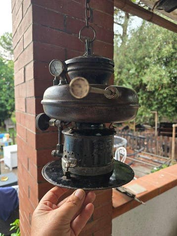 Hanging Pressure Lamp /Solex - Rara Solex made in Italy -