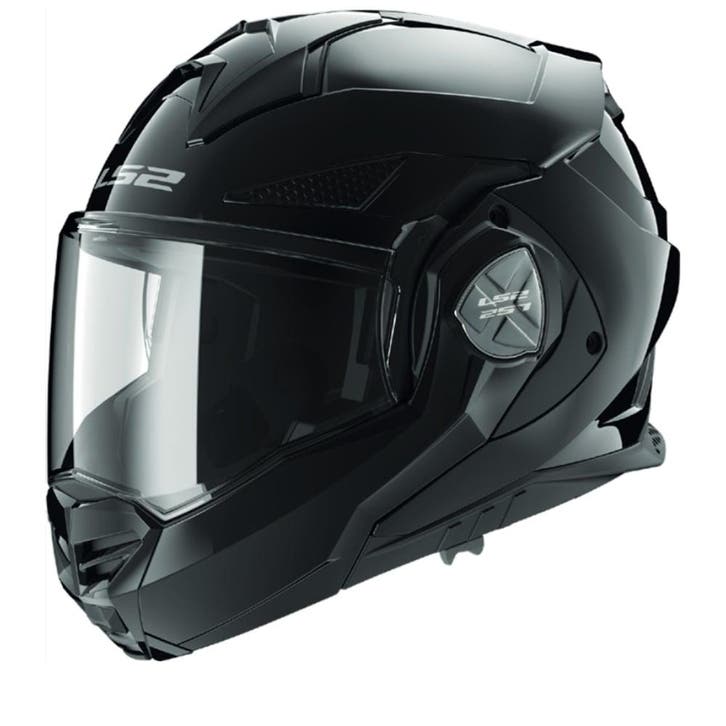 LS2 FF901 Advant X Solid Gloss Zwart Systeemhelm, Motoren, Kleding | Motorhelmen, Heren, Nieuw met kaartje, Overige merken, Systeemhelm
