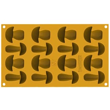 Silikomart Siliconen Vorm Paddenstoel (16x) 3,6x5,9cm, Verzenden, Nieuw