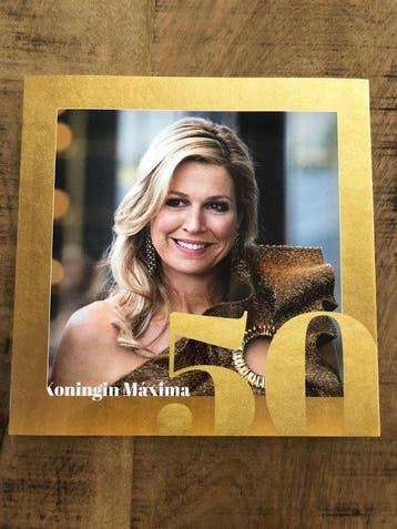 Koningin Máxima 50 - van der Linden, Verzenden, Zo goed als nieuw