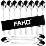 Fako Bijoux - 12 Lange Lepels - Latte Macchiato - Longdrink, Verzenden, Nieuw