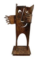 Juan García Ripollés (1932) - sculptuur, Totem - 70 cm -, Antiek en Kunst