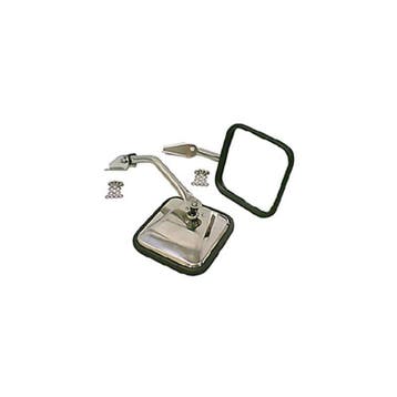 Rugged Ridge 55-86 Jeep CJ Stainless Steel Side Mirror Kit, Ophalen of Verzenden, Nieuw