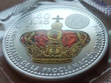 Spanje. 40 Euro 2024 Felipe VI (Zonder minimumprijs)