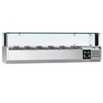 GGM Gastro | Opzetkoelvitrine PREMIUM met LED-verlichting -, Verzenden