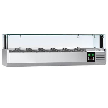 GGM Gastro | Opzetkoelvitrine PREMIUM met LED-verlichting -, Verzenden