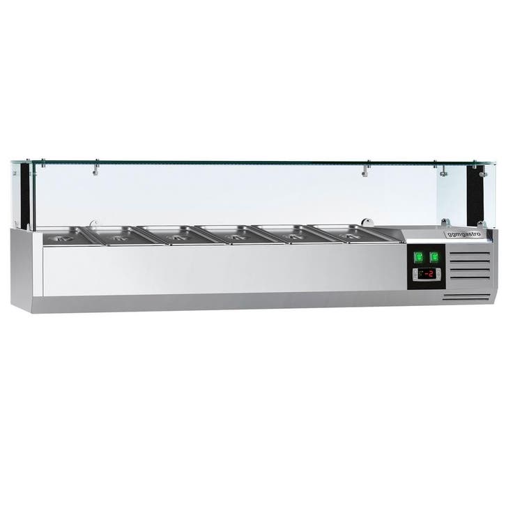 GGM Gastro | Opzetkoelvitrine PREMIUM met LED-verlichting -, Zakelijke goederen, Horeca | Food, Verzenden