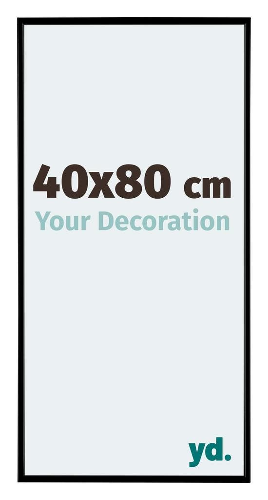 Fotolijst 40x80 cm - Zwart Mat - Kunststof - Evry, Huis en Inrichting, Woonaccessoires | Lijsten, Nieuw, Verzenden