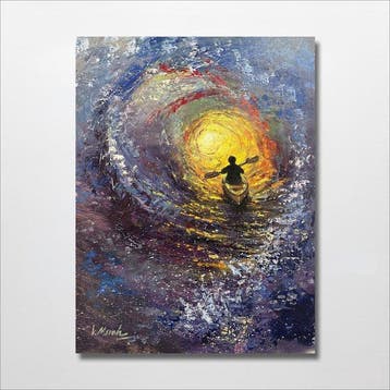 Nguyen Van Manh (1963) - Le voyage du solitaire 56 45 cm