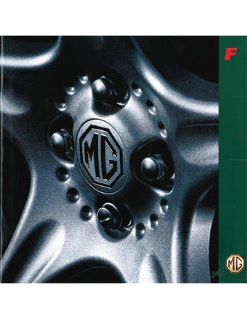 1996 MG MGF BROCHURE ENGELS, Nieuw, Author