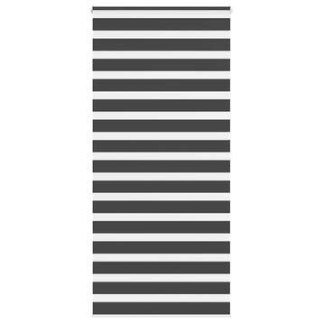Zonwering zebra rolgordijn 95x200cm | retourdeal 32% korting, Ophalen of Verzenden, Zo goed als nieuw, Zwart