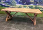 Minerva dining tuintafel 260x100xH77 cm teak geschoord, Ophalen of Verzenden, Nieuw, Teakhout