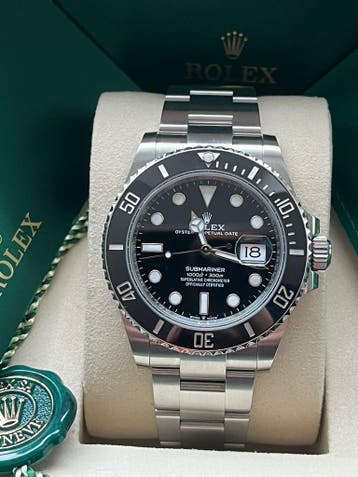 Rolex Submariner Black dial 126610LN like NEW(2024), Sieraden, Tassen en Uiterlijk, Horloges | Heren, Staal, Polshorloge, Nieuw