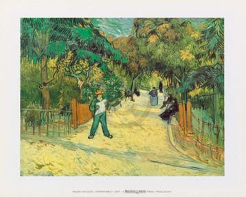 Kunstdruk Vincent Van Gogh - Giardini Publici 30x24cm, Verzenden, Nieuw