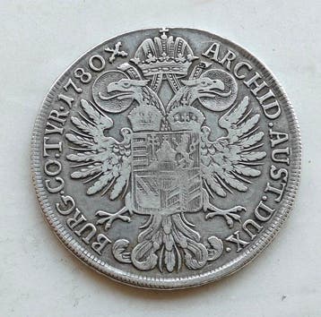 Oostenrijk. Maria-Theresia. Thaler (taler) 1780 / H 28 a, Postzegels en Munten, Munten | Europa | Niet-Euromunten