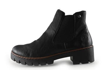 Rieker Chelsea boots in maat 42 Zwart, Verzenden, Zwart, Overige typen, Zo goed als nieuw