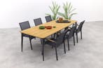 VDG Utah/Alaska tuinset - teak/aluminium - antraciet, Verzenden, Nieuw, Hout, Tuinset