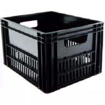VDW Stevige zwarte kunststof krat - 40L - 43x35x27 cm - V..., Ophalen of Verzenden, Nieuw