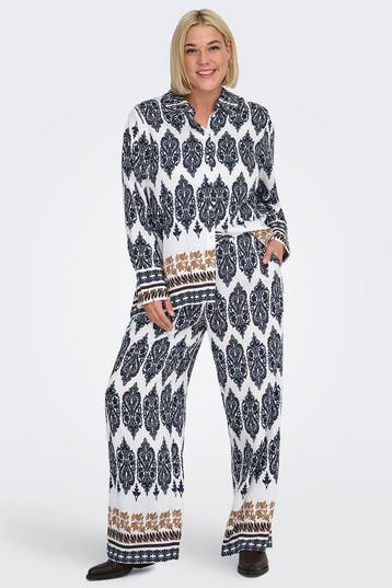 ONLY Eco broek aop Maat:, Verzenden, Nieuw, Overige kleuren