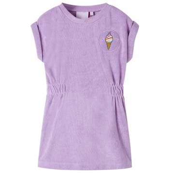 vidaXL Kinderjurk 92 lila, Verzenden, Nieuw
