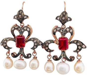 Zonder minimumprijs - Oorbellen - 9 kt. Roségoud, Zilver, Sieraden, Tassen en Uiterlijk, Oorbellen, Nieuw