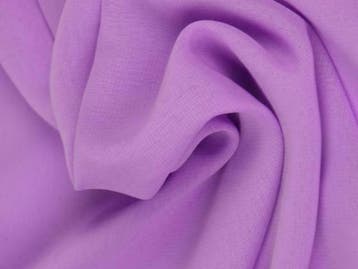 Chiffon stof - Lila - Per 15 of 50 meter, Hobby en Vrije tijd, Stoffen en Lappen, 120 cm of meer, Paars, Ophalen of Verzenden