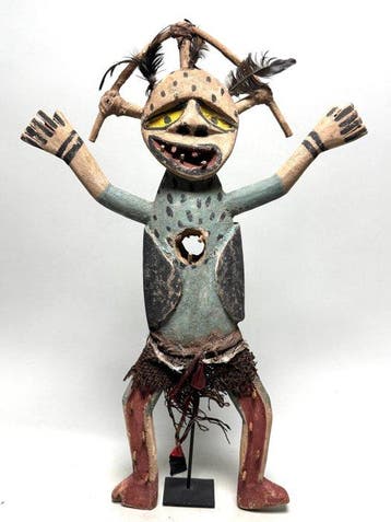 Yupik Eskimo-figuur - Inuit - Alaska (Zonder minimumprijs)