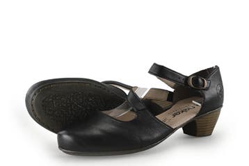 Rieker Pumps in maat 38 Zwart, Pumps, Verzenden, Zwart, Zo goed als nieuw