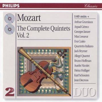 cd - Wolfgang Amadeus Mozart - The Complete Quintets - Vo..., Verzenden, Zo goed als nieuw