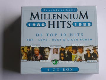 Millennium Hits 1980 - 1989 (4 CD) Nieuw, Ophalen of Verzenden, Zo goed als nieuw