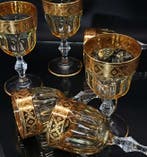 Artemisia - Drinkset (6) - Kristal, goud 24 karaat