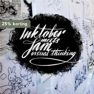 Inktober meets JAM - Jam Visueel denken 9789402170795, Boeken, Verzenden, Zo goed als nieuw, Jam Visueel denken
