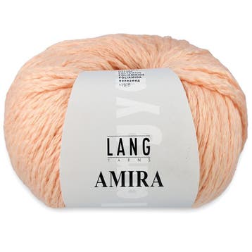 Lang Yarns Amira - 128 licht zalm - Katoen Garen, Hobby en Vrije tijd, Breien en Haken, Ophalen of Verzenden, Nieuw