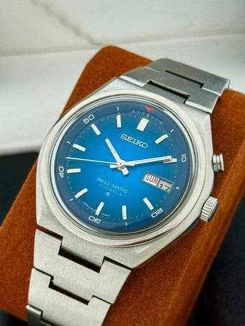 Seiko - Zonder minimumprijs - Bell Matic Blue Sunburst Dial