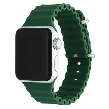 Apple Watch bandje Ocean - siliconen - klaver - klaver / 44, Verzenden, Nieuw