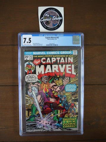 Captain Marvel (1968 1st Series) #42 CGC 7.5 #42 - 1 Graded, Nieuw