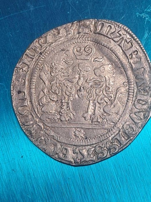 Nederland. Maria van Bourgondië. Dubbel Vuurijzer Brugge, Postzegels en Munten, Munten | Nederland