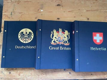 Duitsland, Groot-Brittannië, Zwitserland 1858/1992 - 3, Postzegels en Munten, Gestempeld