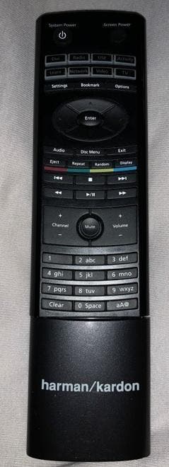Afstandsbediening Harman kardon hs210, Audio, Tv en Foto, Ophalen of Verzenden, Nieuw, Universeel