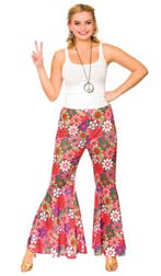 Hippie broek Roze, Verzenden, Nieuw, Feestartikel