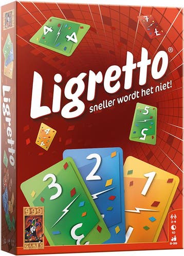 Ligretto Rood | 999 Games - Kaartspellen, Verzenden, Nieuw