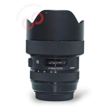 Sigma 14-24mm 2.8 DG A (Canon) nr. 0141, Ophalen of Verzenden, Zo goed als nieuw, Toebehoren