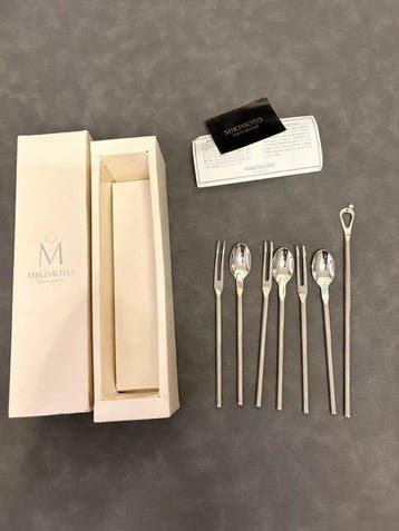 Mikimoto - Bestekset (7) - Vintage roestvrijstalen