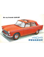 1961 PEUGEOT 404 BROCHURE ZWEEDS, Boeken, Nieuw, Peugeot, Author