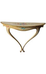 Wandtafel - Hout - Venetiaanse console - Hoogte: 85 cm